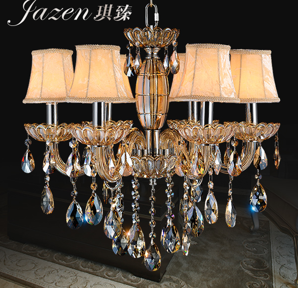 Chandelier,European style,candle,crystal,Bedroom