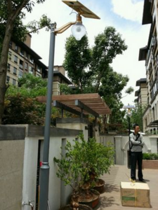 Outdoor,Street Lamp,Modern,gold,6w,solar energy