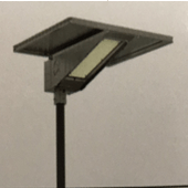 Modern, Simple, Yard, Outdoor Lighting, Integrated Solar, Street Lamp