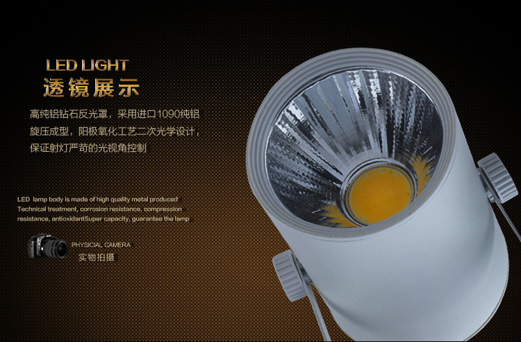 Modern, Simple, Commercial Lighting, COB/LED Track Lamp