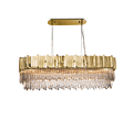 Chandelier,modern,crystal,square,Golden