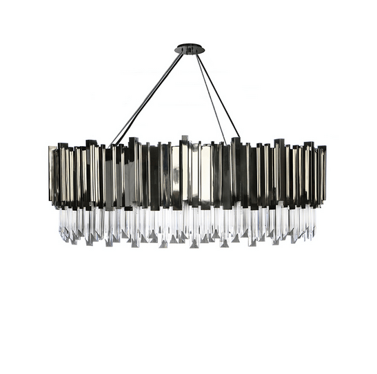 Chandelier,modern,crystal,square,Dark