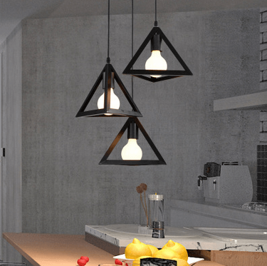 Chandelier,Northern Europe,Triangle,LED,corridor,Three head