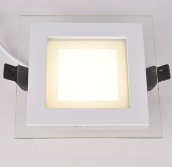 panel light,square,white,Glass,18W,LED