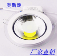 down light,Simple,white,circular,COB