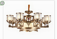 Dongyun Daguan,modern brass interior new Chinese Chandelier