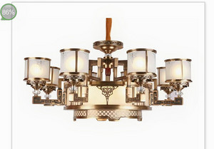 Dongyun Daguan,modern brass interior new Chinese Chandelier