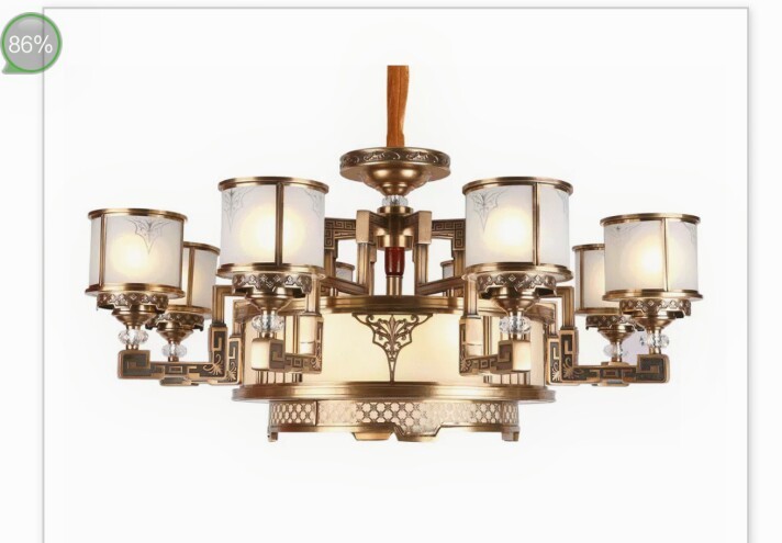 Dongyun Daguan,modern brass interior new Chinese Chandelier