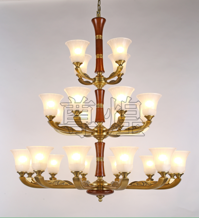 European-style,indoor,glass,crystal chandelier lamp