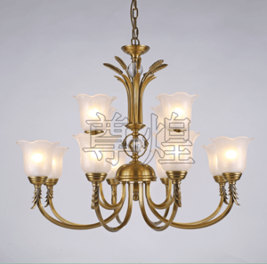 European-style,indoor,glass,crystal chandelier lamp