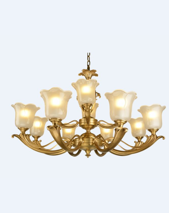 European-style,indoor,glass,crystal chandelier lamp