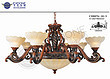 European-style,indoor,glass,crystal chandelier lamp