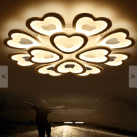 Ceiling Lamp,modern,Simple,Originality,indoor,Heart