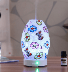 Night Light,ceramics,Aromatherapy lamp,Intelligence,humidification,LED,Decorative pattern