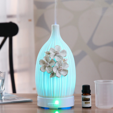 Night Light,ceramics,Aromatherapy lamp,Intelligence,humidification,LED,marquetry