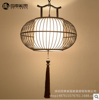 Chandelier,Neo-Chinese style,modern,Iron,Teahouse