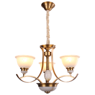 Kamachi modern color MD5007-3 copper chandelier