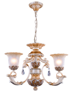 Kamachi modern MD9039-3 Beige Chandelier