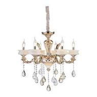 Meroni,modern interior white glass gilt Pendant