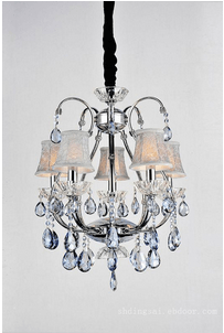 Meroni,modern interior white crystal chandelier