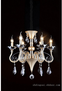 Meroni,modern interior White Candle Chandelier