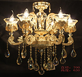 Huanglong jade crystal chandelier