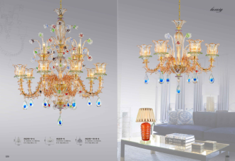 European-style,classical,indoor,DZ80255-8+4Chandelier ,lamp