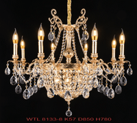 European-style,classical,indoor,8132-8C37Chandelier ,lamp