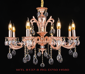 European-style,classical,indoor,Chandelier8137-8RG ,lamp