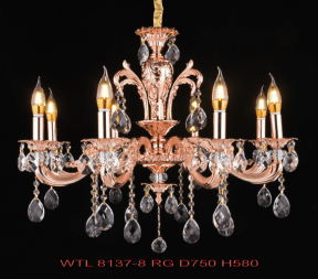 European-style,classical,indoor,Chandelier8137-8RG ,lamp