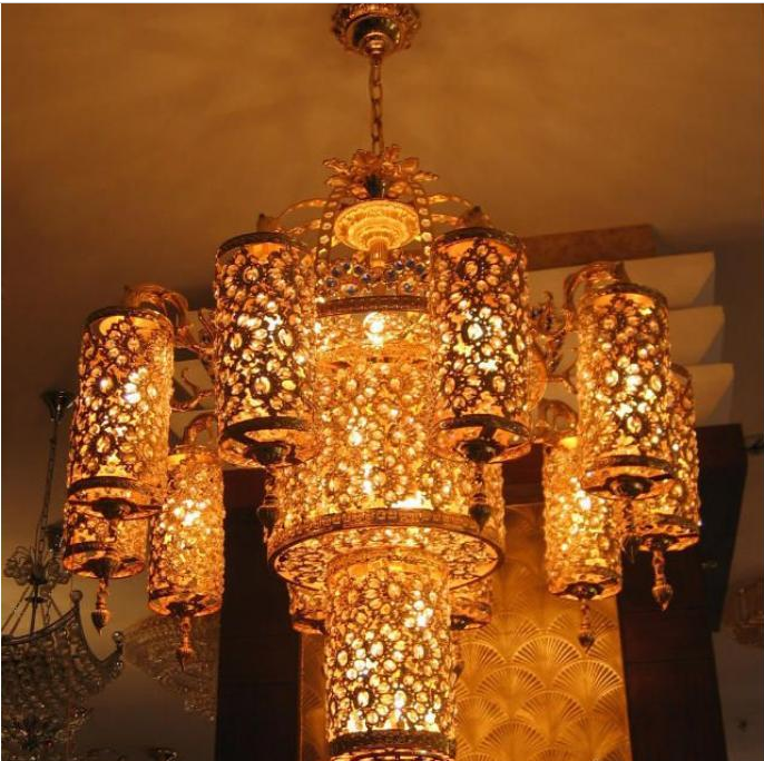 Chandelier,Chinese style,Retro,Hollow,Warm light