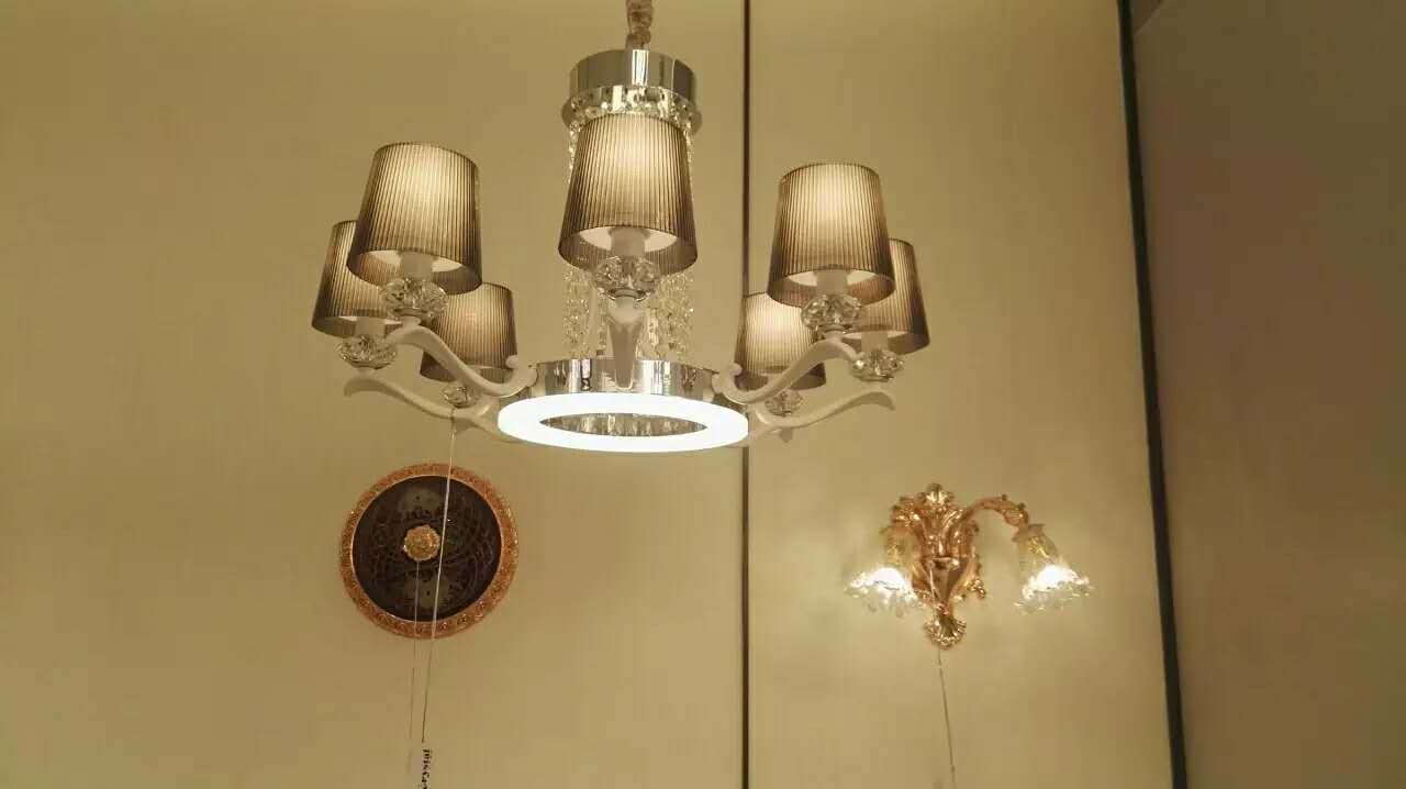 Kaersite, modern interior gold-plated Glass Chandelier