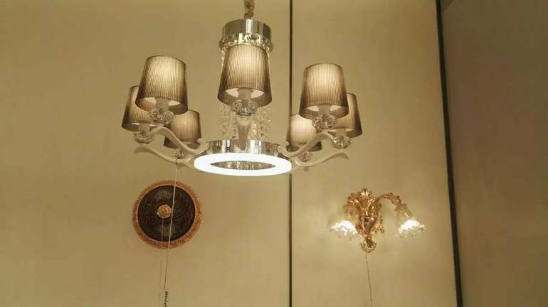 Kaersite, modern interior gold-plated Glass Chandelier
