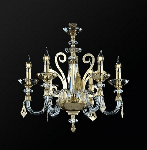 JUNOMY,Modern European style interior crystal 51239-6 Chandelier