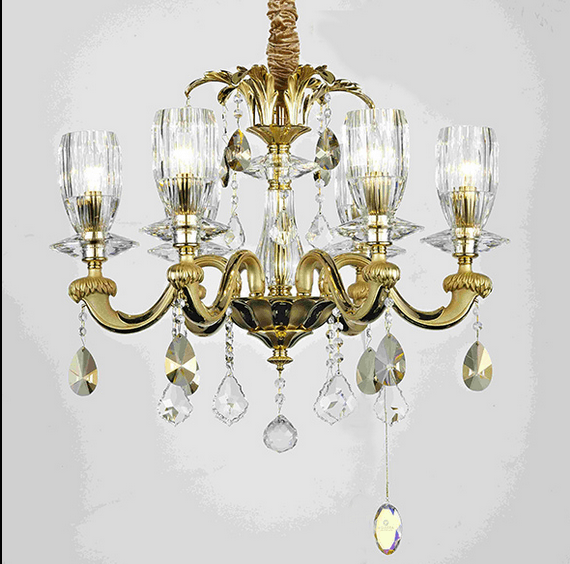 JUNOMY,Modern European style interior crystal 88801-6L Chandelier