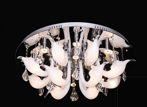 Starry Night  modern interior KX9033/20+16 Glass Chandelier