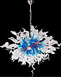 Boshimmer   BS-D8003 shaped glass chandelier lamp post modern art