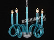 Boshimmer  MD8169-5 shaped glass chandelier lamp post modern art