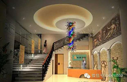 Boshimmer modern interior lobby colorful Chandelier