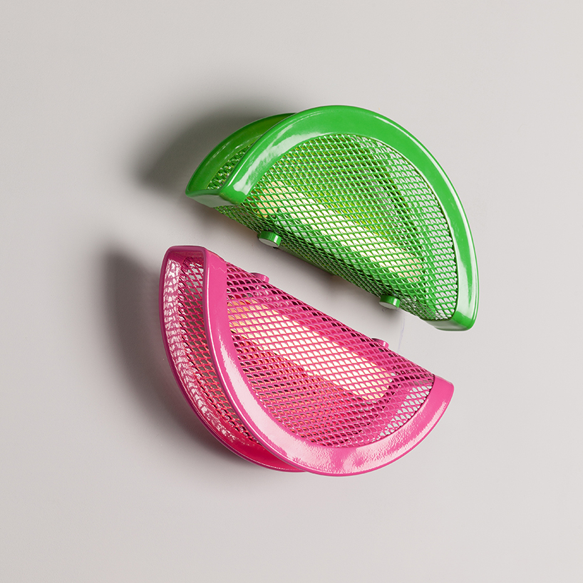 Yuval Tzur's Wall Lamps Reflect the Colorful Aesthetic of the 1980's