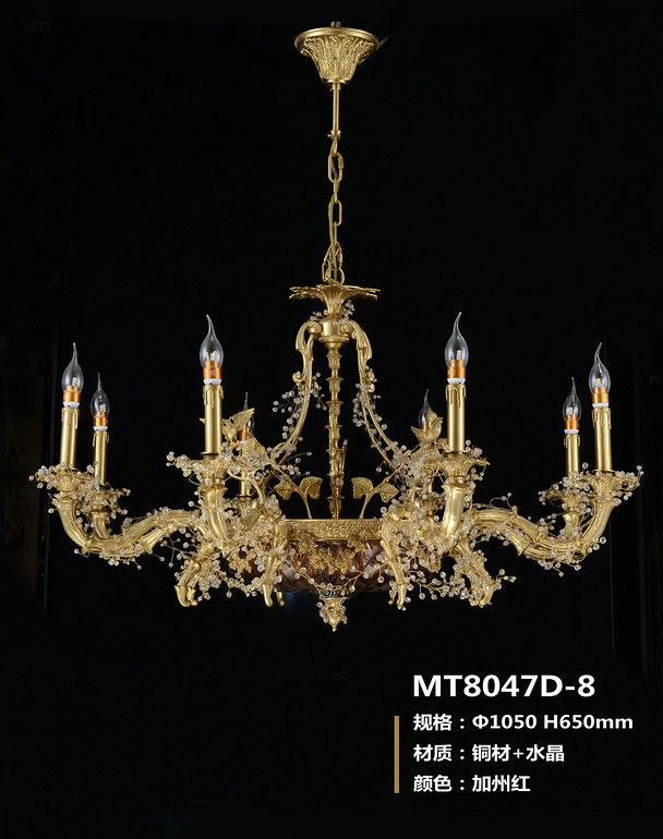 European-style,simple,indoor,crystal,chandelier,lamp8047D-8