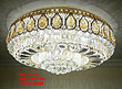 Dinos Lighting,Modern round top suction villa project Hotel Crystal Chandelier