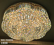 Dinos Lighting,Crystal lamp, European style modern flower style living room, dining room, bedroom ceiling lamp