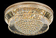 Moerge.Tiefii Lighting,S gold, European living room, round crystal lamp, ceiling lamp