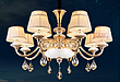 Xinshicheng Lighting,Modern minimalist crystal chandelier lamp simple European restaurant living room bedroom penthouse floor Crystal Chandelier