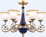 Fu shi. Carmet 33015-6 Home Furnishing American copper lamp lighting