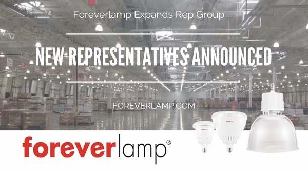 Foreverlamp ‘s New Agency Representation for LED Lamp and Fixtures
