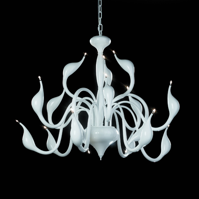 Qilang 0098 (Swan light) modern interior glass chandelier