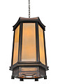 Baohui Modern interior glass, wood, the Imperial Palace lamp, pendant lamp