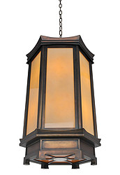 Baohui Modern interior glass, wood, the Imperial Palace lamp, pendant lamp